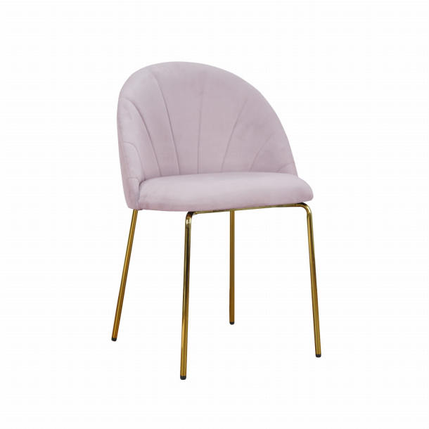Original DIANA goldgepolsterter Stuhl