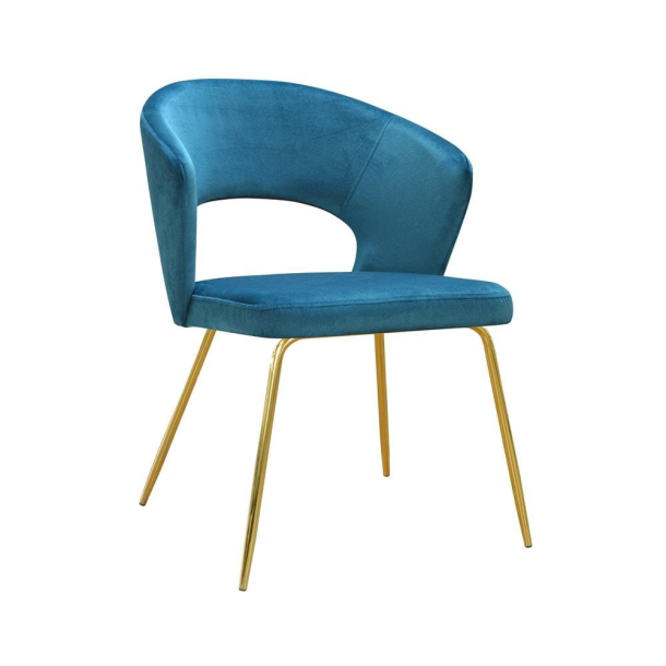 LOBO gold gepolsterter Stuhl