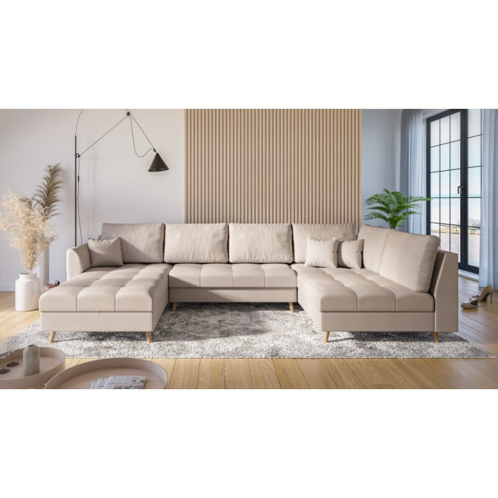 Ecksofas mit offenen Seiten | Dealmoebel